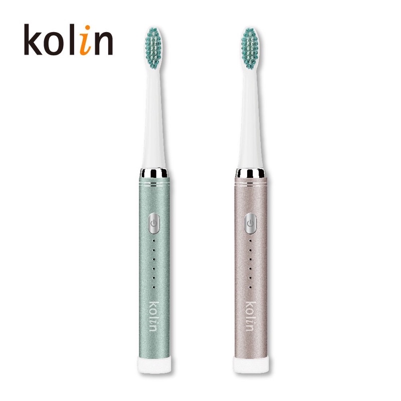 【Kolin 】歌林智能聲波電動牙刷(一機三刷頭組)2色可選-玫瑰金/太空灰