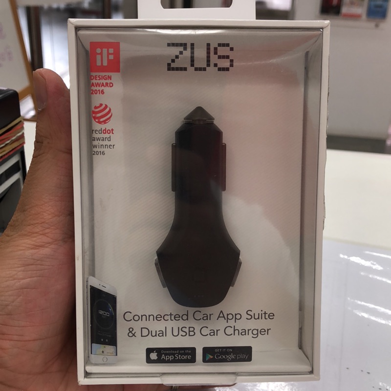 ZUS 智能汽車GPS定位USB充電器