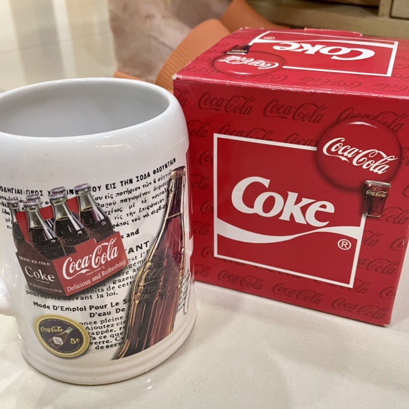 可口可樂復古杯_coke_1960s_馬克杯_可議價