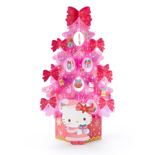 【莫莫日貨】日本原裝進口 正版 三麗鷗 HELLO KITTY 凱蒂貓 立體聖誕樹造型 聖誕卡 聖誕卡片 52478