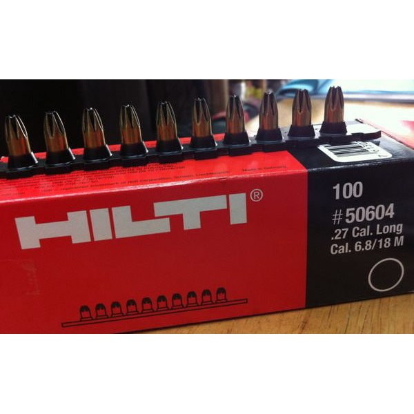 【花蓮源利】喜得釘 HILTI 喜利得 黑色7號 6.8/18mm 加長型火藥 裝潢火藥