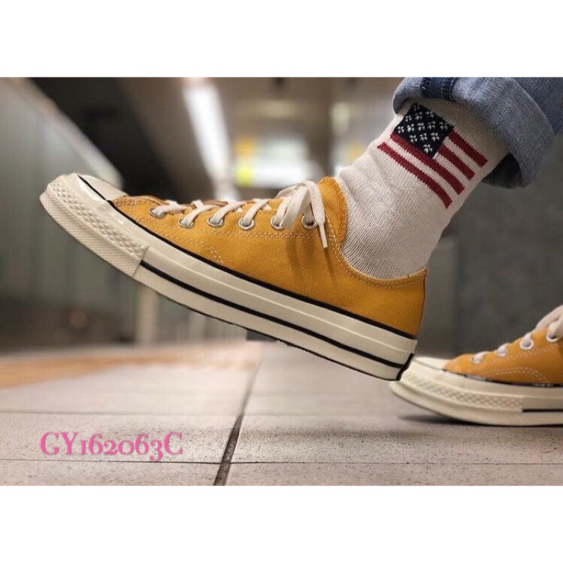 CONVERSE ALL STAR '70 1970 三星標 帆布 芥末黃 黃低 余文樂 151229C 162063C