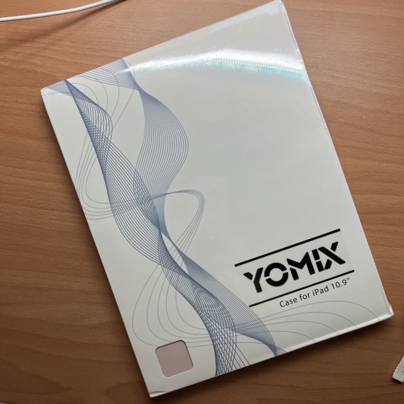 【YOMIX 優迷】2022 Apple iPad Air 4 or 5 10.9吋防摔三折支架帶筆槽保護套。粉色