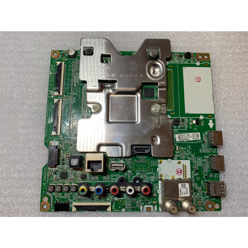 [二手]LG樂金43UK6320PWE 主機板EAX67872805(1.1) 面板損壞拆下良品主機板