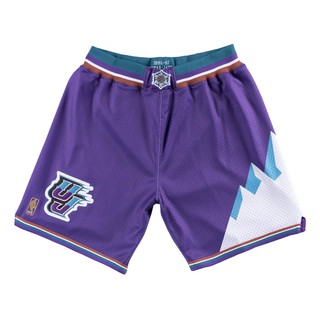 免運！NBA球褲 Malone Stockton 爵士96-97復古球褲紫冰山 MN Authentic 全新含吊牌