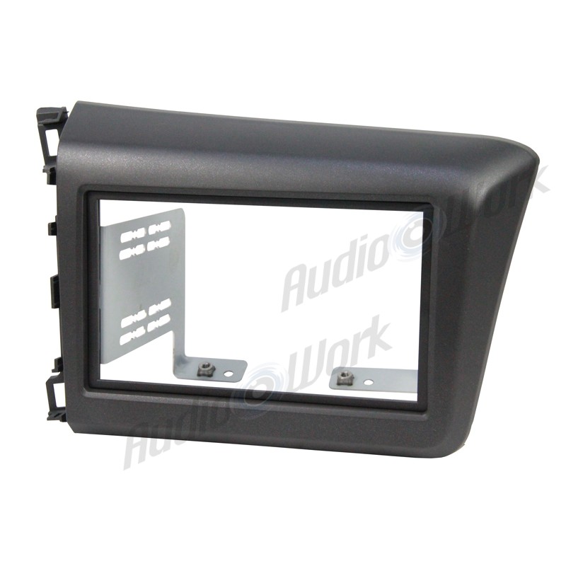 AudioWork HONDA 面板本田 Civic 9代 (黑灰)HA-1518TB 2DIN 音響主機面板框