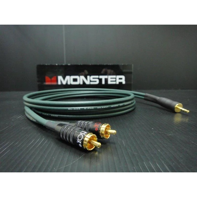 『永翊音響』美國MONSTER LS-305 3.5立體頭對RCA連接訊號線~特價供應中