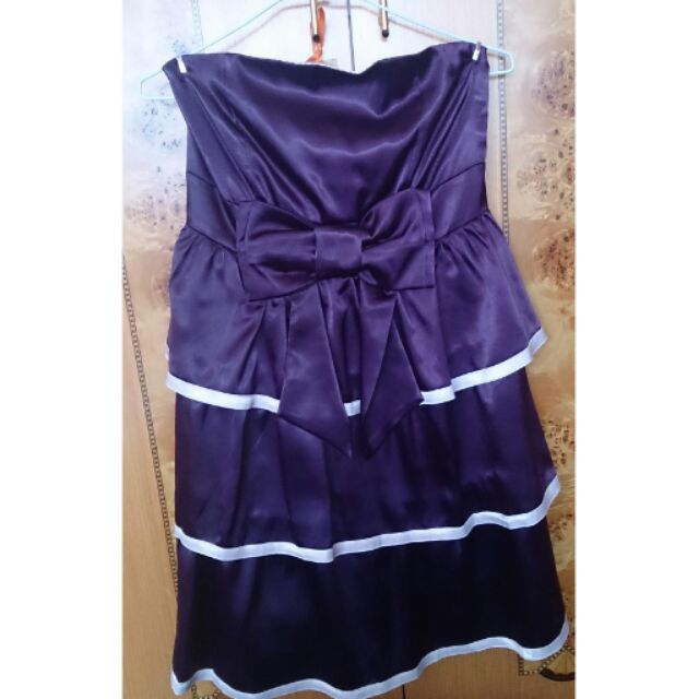 【二手】Pink Romanlic夢幻紫色蛋糕裙、伴娘、小禮服