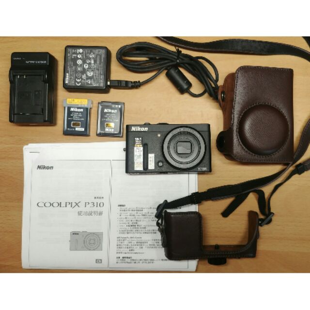 Nikon Coolpix P310 相機 附兩顆原廠電池、相機包、已貼保護貼