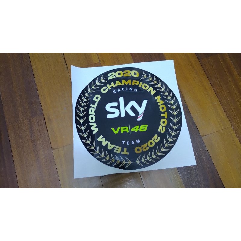 SKY VR46 貼紙 SKY SPORT MOTOGP 貼紙 2020 MOTOGP貼紙