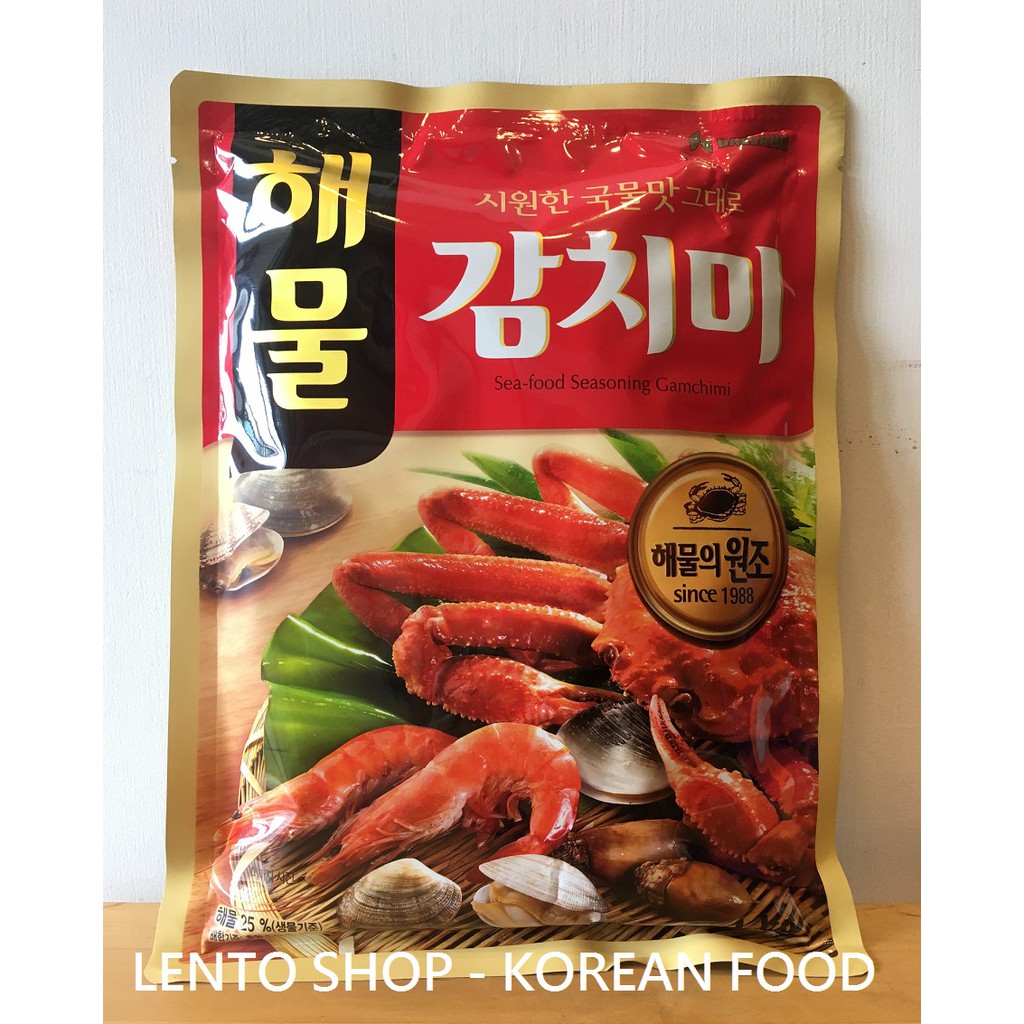 LENTO SHOP - 韓國 DAESANG 大象 海鮮粉 海鮮調味粉 해물감치미 1公斤/包