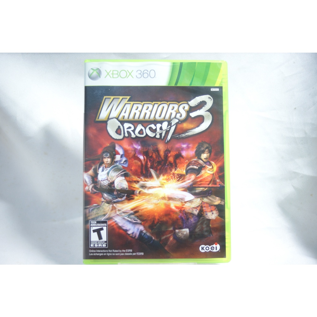 [耀西]二手 美版 XBOX 360 無雙  OROCHI 蛇魔 2 Warriors Orochi 3 含稅附發票