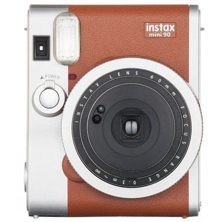 FUJIFILM instax mini 90 mini90 拍立得 平輸1年保固 棕色~送造型收納相機盒