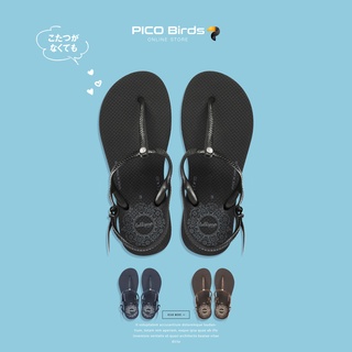 【pico bird】泰國水鑽橡膠人字夾腳防水平底涼鞋 夾腳拖鞋 人字涼鞋 沙灘涼鞋LLS-32