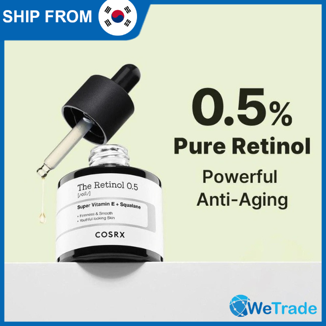 COSRX The Retinol Oil 0.5  視黃醇油 0.5 20ml 強效除皺純視黃醇抗衰老眼霜韓國亮白