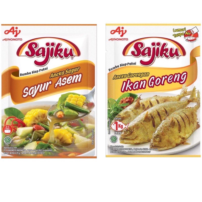 印尼🇮🇩調味料 Bumbu siap pakai sajiku sayur asem / ikan goreng