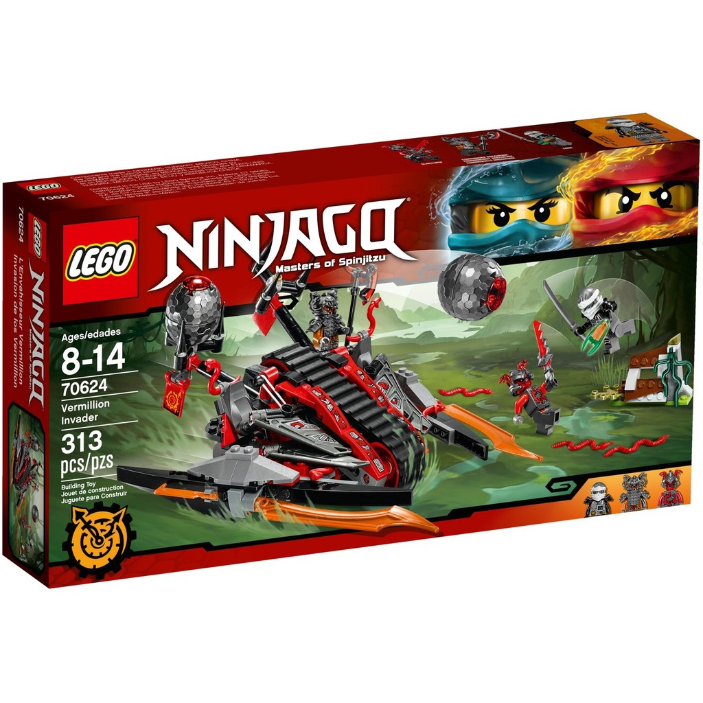 特價【積木樂園】樂高 LEGO 70624 Ninjago 忍者系列 赤蛇侵略號