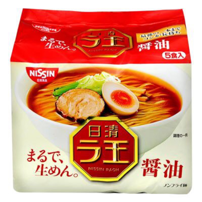 日本 日清 拉王 麵王 醬油拉麵 泡麵