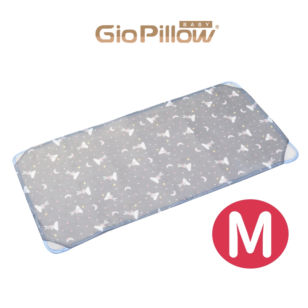 GIO Pillow二合一有機棉超透氣嬰兒床墊 M號 60x120cm(中床) 可呼吸可水洗 正品公司貨 【官方免運】