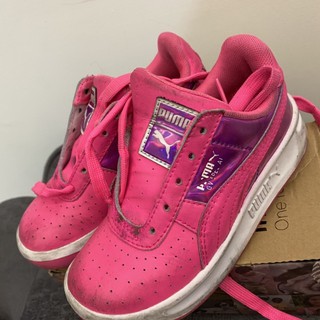 Puma 紫粉紅運動休閒鞋17.5cm限量款式
