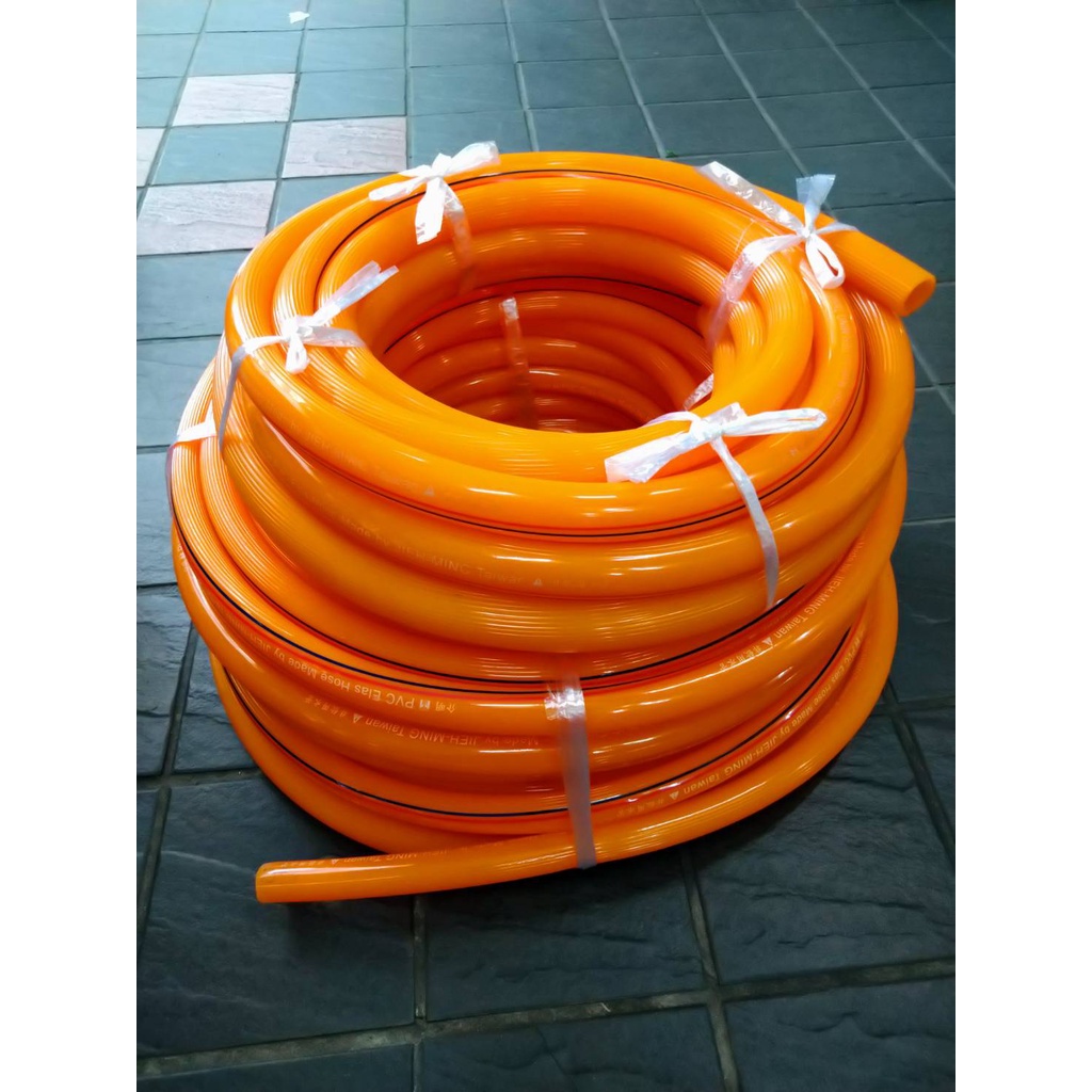 【蝦皮電子發票】水管 6分 &lt; 300公分/80元&gt; 彈力管 彈力水管 橘色水管 彈力膠管 水龍頭用水管 塑膠軟管 零售