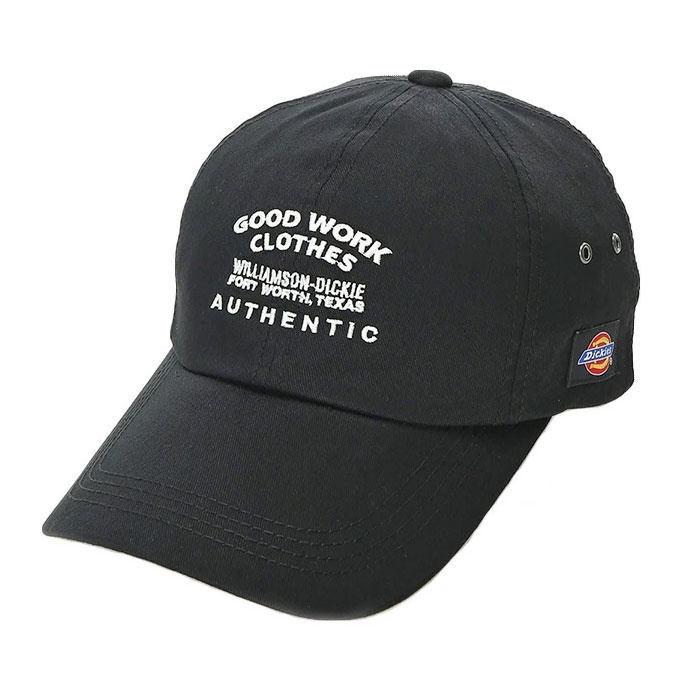 【DICKIES】日本限定 14734300-80 CATLIGHT FULL CAP 老帽 棒球帽 (黑色) 化學原宿
