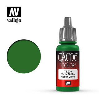 【模界模型】Vallejo Game Color 哥布林綠 Goblin Green 72030