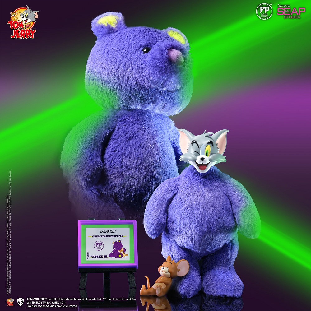 預購｜Soap Studio 湯姆貓與傑利鼠 毛絨泰迪熊 紫色限定ver.