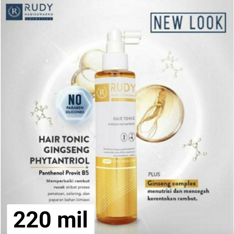 Rudy Hadisuwarno Hair Tonic Gingseng Phytantriol 220 ml