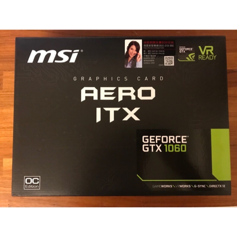 MSI AERO ITX 1060 3g二手短卡