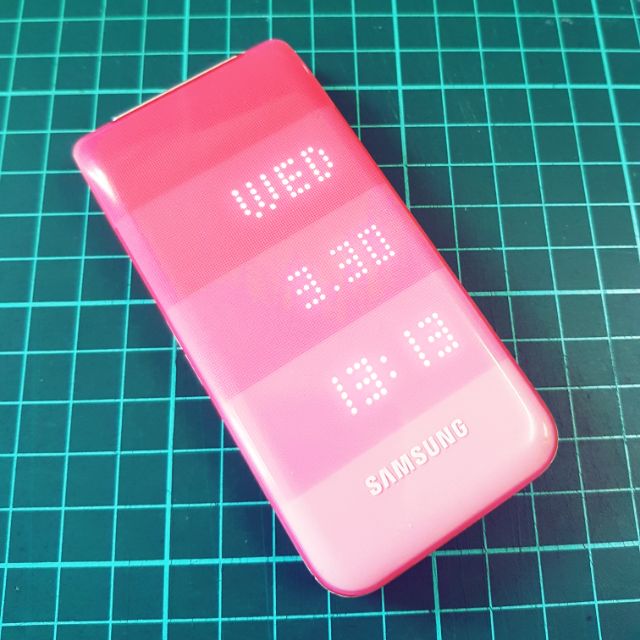 三星半智慧型手機 Samsung S5520 粉紅色 （找新主人 粉紅表面 可滑使用 當小朋友 玩具也好）可編輯外面顯示