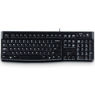 Logitech羅技 K120 有線鍵盤( USB 接頭 )