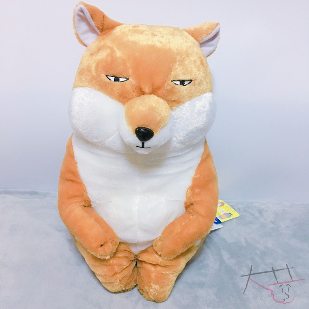 【日本景品】厭世 狐狸 藏狐 坐姿娃娃 狐狸娃娃  日本景品