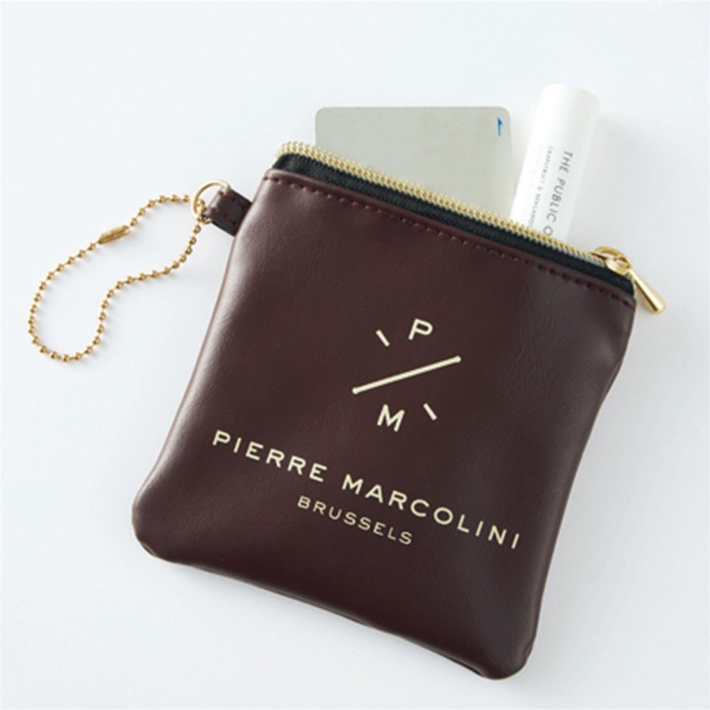 💟娃娃日雜包💟日本雜誌附錄 PIERRE MARCOLINI 比利時巧克力零錢包 口紅包 小物包 耳機包