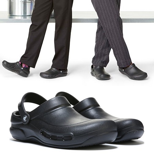 [現貨US13/US14/US15] Crocs Bistro 黑 工作鞋 廚師鞋 防水 防滑 輕量 卡駱馳 大尺碼