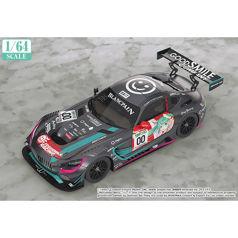 1/64【詠揚模型玩具店】代理 GSC 賽車初音 初音 賓士 AMG 2017 SPA24H 決賽 決勝 1/64