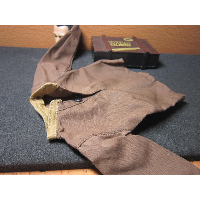 WJ2二戰部門 mini模型1/6英軍款短領上排扣襯衫一件(似一戰款)