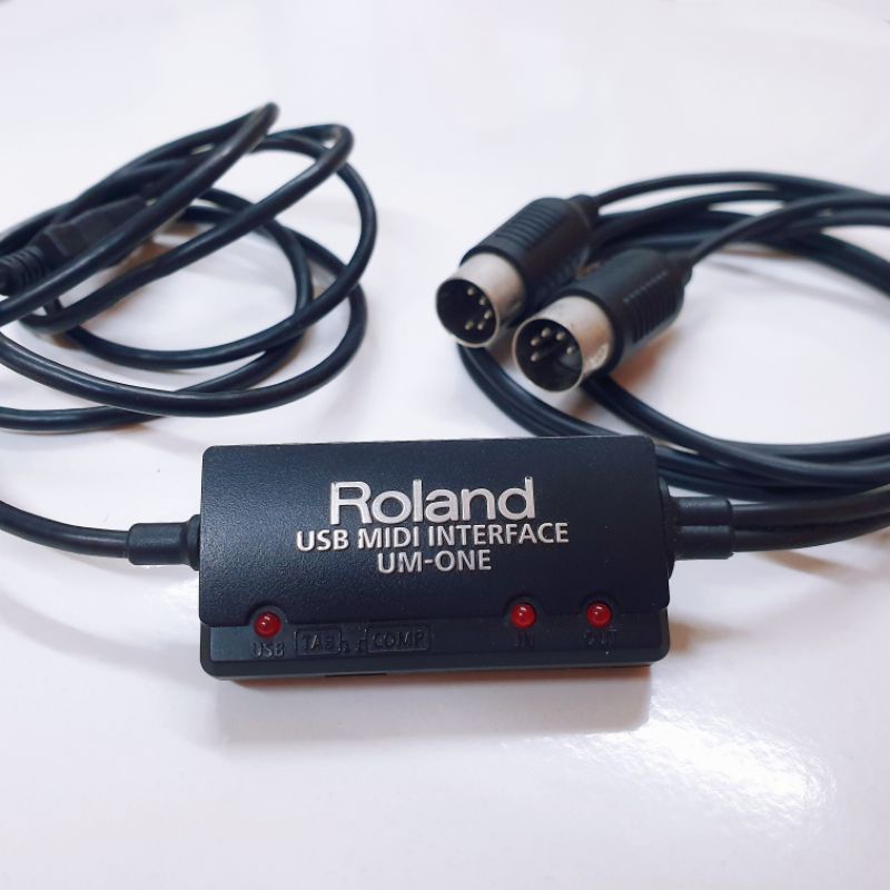 【二手】Roland UM-ONE USB MIDI Interface midi編曲/錄音傳輸線