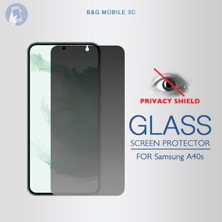 For Samsung A40s Privacy Anti-Spy GLASS Screen Protector