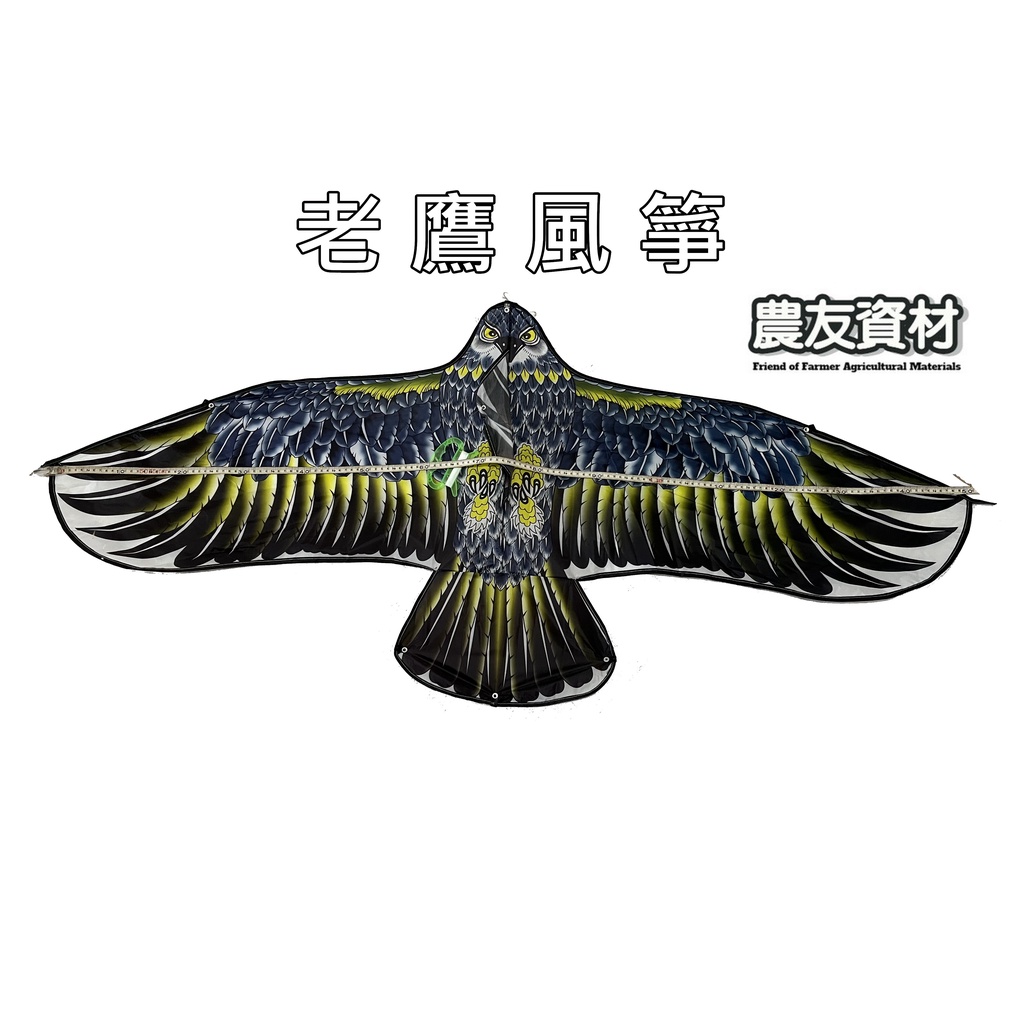 『農友資材』老鷹風箏【現貨】風箏 鳥風箏 兒童風箏 大風箏 嚇鳥 魚塭嚇鳥 農田嚇鳥 防鳥