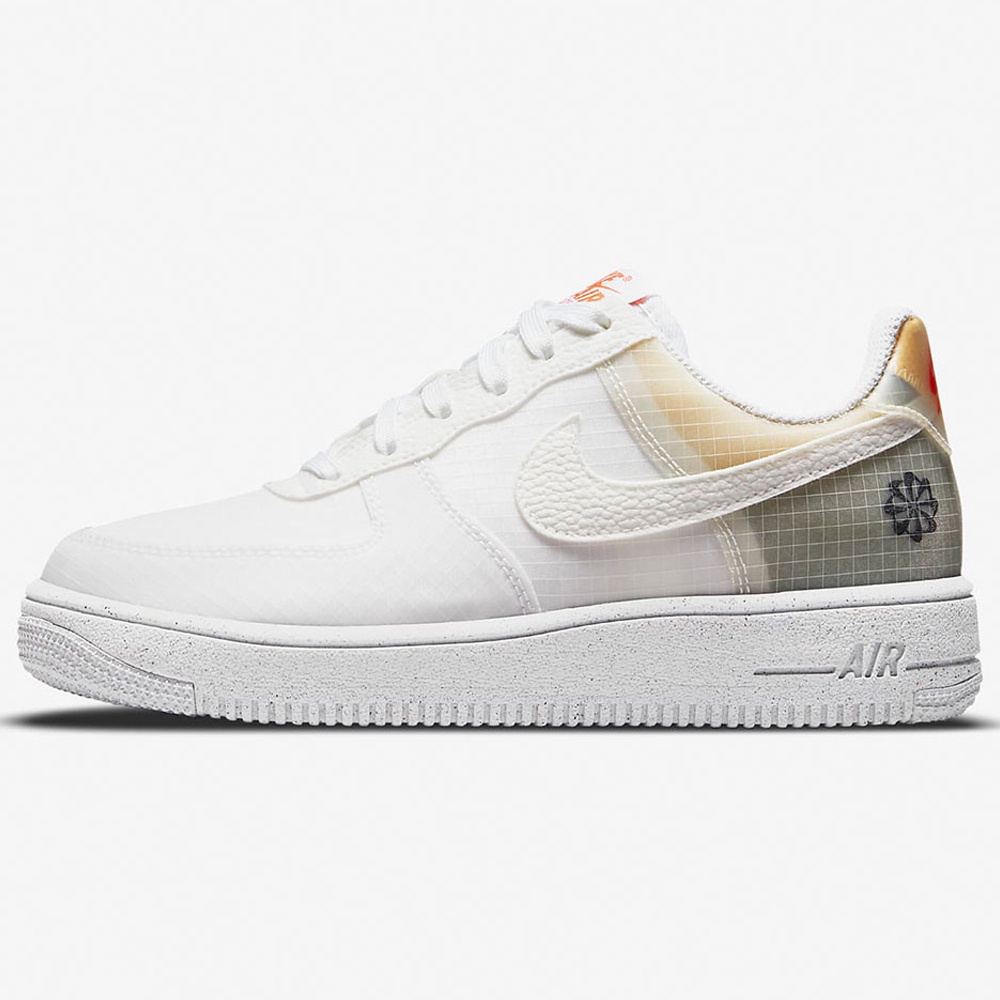 NIKE AIR FORCE 1 CRATER GS 女鞋 大童 再生材質 輕量 白【運動世界】DH4339-100