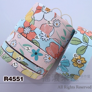 R4551-大花 壓布條/緞帶 單一尺寸單一顏色一碼價