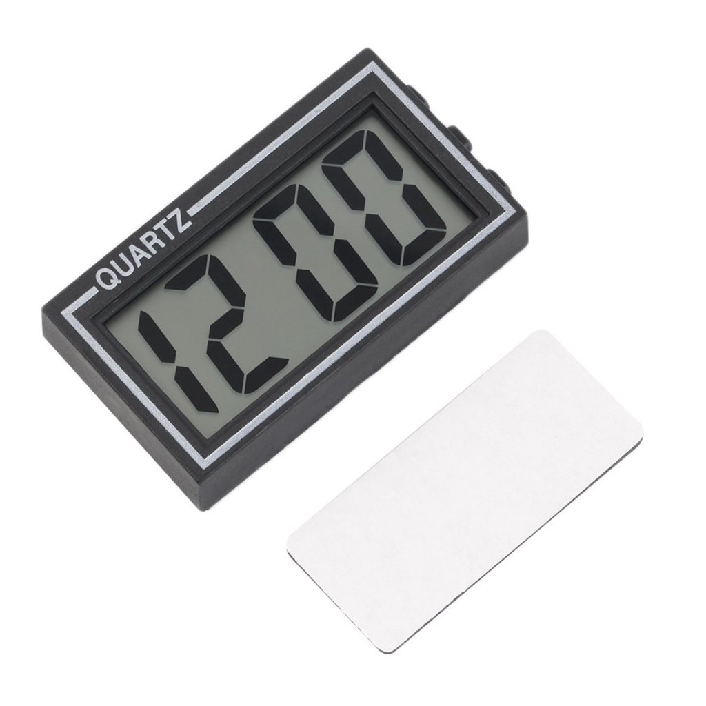 黑色數字液晶表汽車儀表板辦公桌日期時間日曆小時鐘