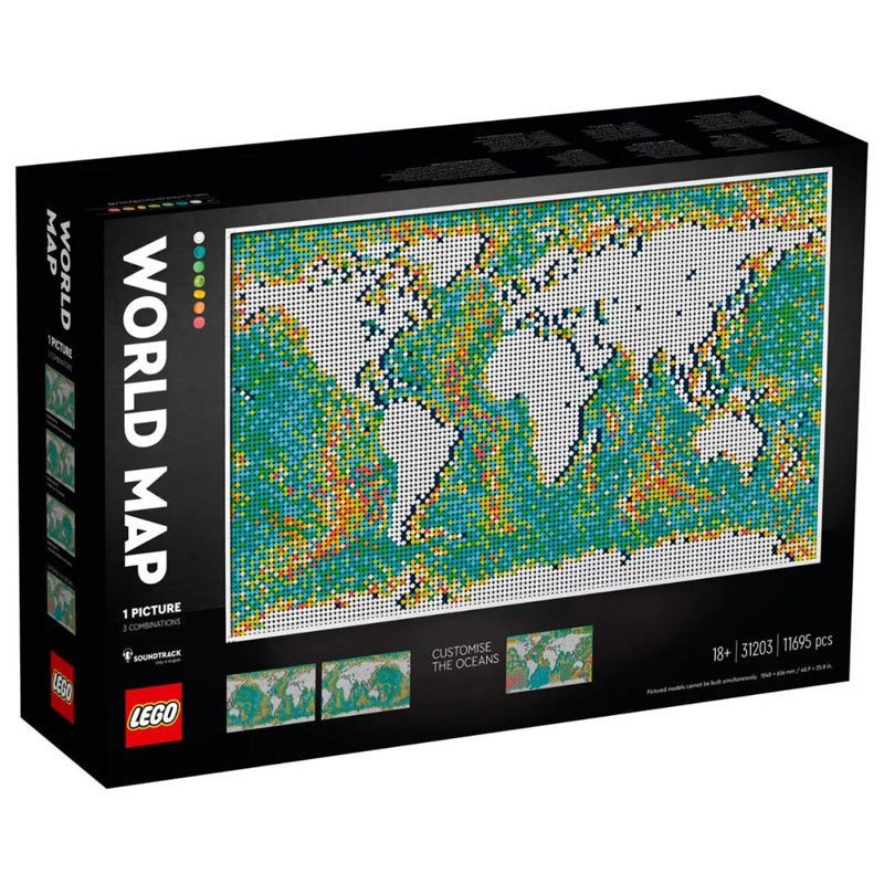 LEGO 樂高 31203 【卡道鷹】 世界地圖 WORLD MAP 全新未拆 保證正版