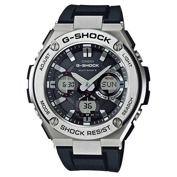 日本直送  CASIO 卡西歐 G-SHOCK 太陽能電波男錶 GST-W110-1A