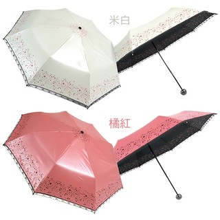 8色【超輕傘鑽石手把】散熱降溫10℃奈米鈦元素傘布日本雨之情雨傘遮陽傘晴雨傘三折降溫洋傘加40308