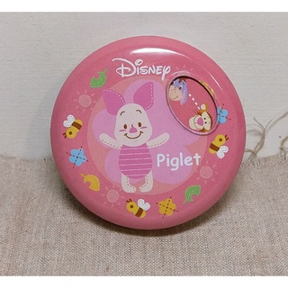 絕版 Disney 小熊維尼 小豬 收藏鐵盒 糖果盒