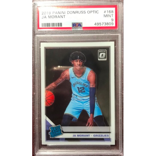 PANINI OPTIC JA MORANT RC PSA 9 新人鑑定卡