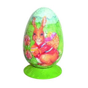 絕版拼圖 - UN-C9002 球型拼圖 蛋型彩繪-小兔拾蛋拼圖24片"此商品為絕版品"