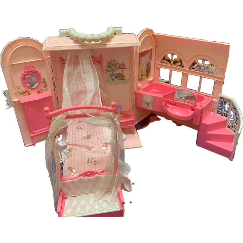 芭比的夢幻甜甜屋芭比房子玩具女孩芭比娃娃屋